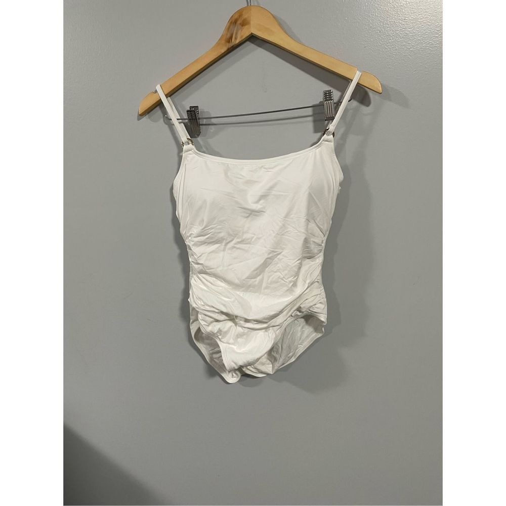 Anne Cole Women’s 10 Shirred Lingerie Maillot One Piece Swimwear Suit Brand New